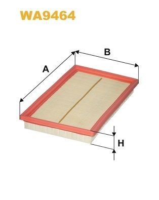 WIX FILTERS Gaisa filtrs WA9464 WIX FILTERS WA9464 Gaisa filtrs G Saloon (V35) cena