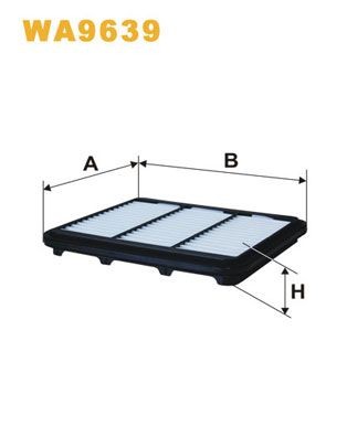 WIX FILTERS Luchtfilter WA9639 WIX FILTERS WA9639 Filters Chevrolet Matiz M200 2008