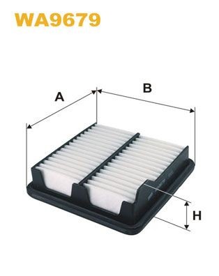 WIX FILTERS Luftfilter WA9679 Motorluftfilter WIX FILTERS Honda JAZZ WA9679