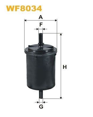 WIX FILTERS Brandstoffilter WF8034 WIX FILTERS WF8034 Brandstoffilter Dacia Duster Van prijs