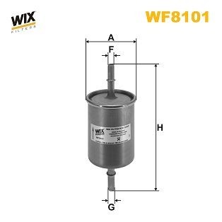 WIX FILTERS Filtro de combustível WF8101 WIX FILTERS WF8101 Filtro de combustível Tigra Mk1 Coupe (S93) preço