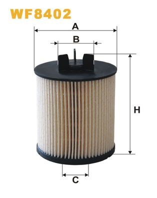 WIX FILTERS Kraftstofffilter WF8402 WF8402 WIX FILTERS AUDI Kraftstofffilter Benzin und Diesel