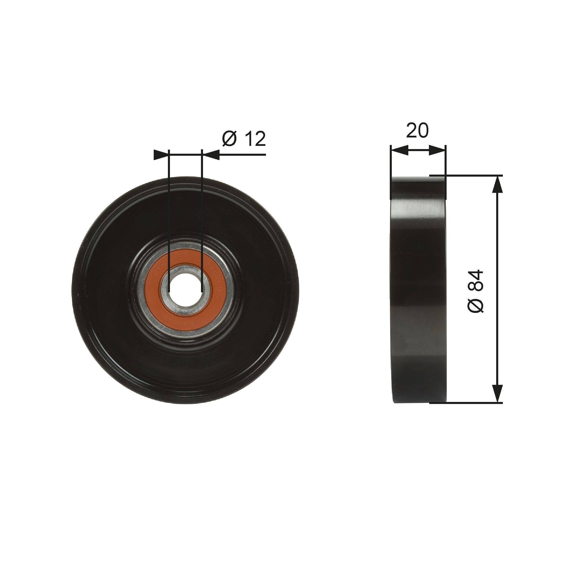 GATES Spanrol, poly V-riem T36321 prijs Spanrol INFINITI T36321 GATES
