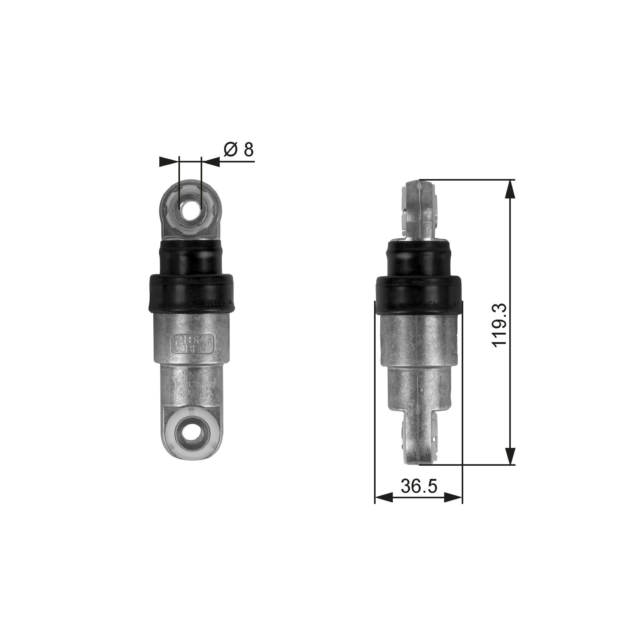 GATES Amortisseur de vibrations, courroie trapézoïdale à nervures T38218 GATES T38218 Amortisseur de vibrations courroie trapézoïdale à nervures BMW F21 prix