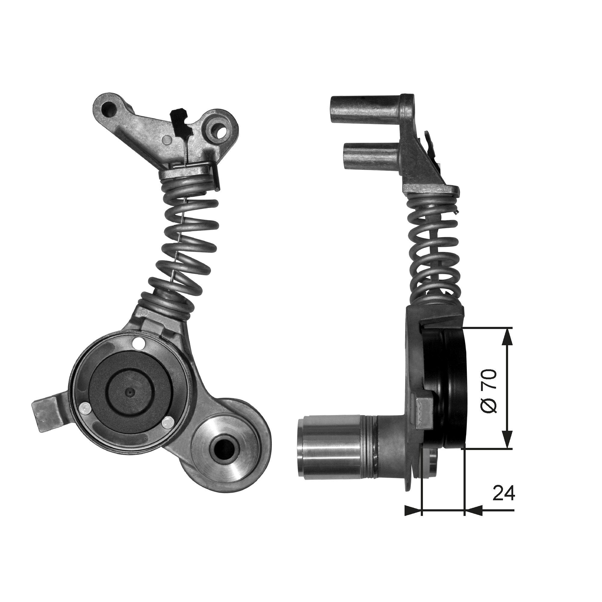 GATES Amortisseur de vibrations, courroie trapézoïdale à nervures T38406 T38406 DriveAlign Amortisseur de vibrations courroie trapézoïdale à nervures TOYOTA RAV 4 GATES