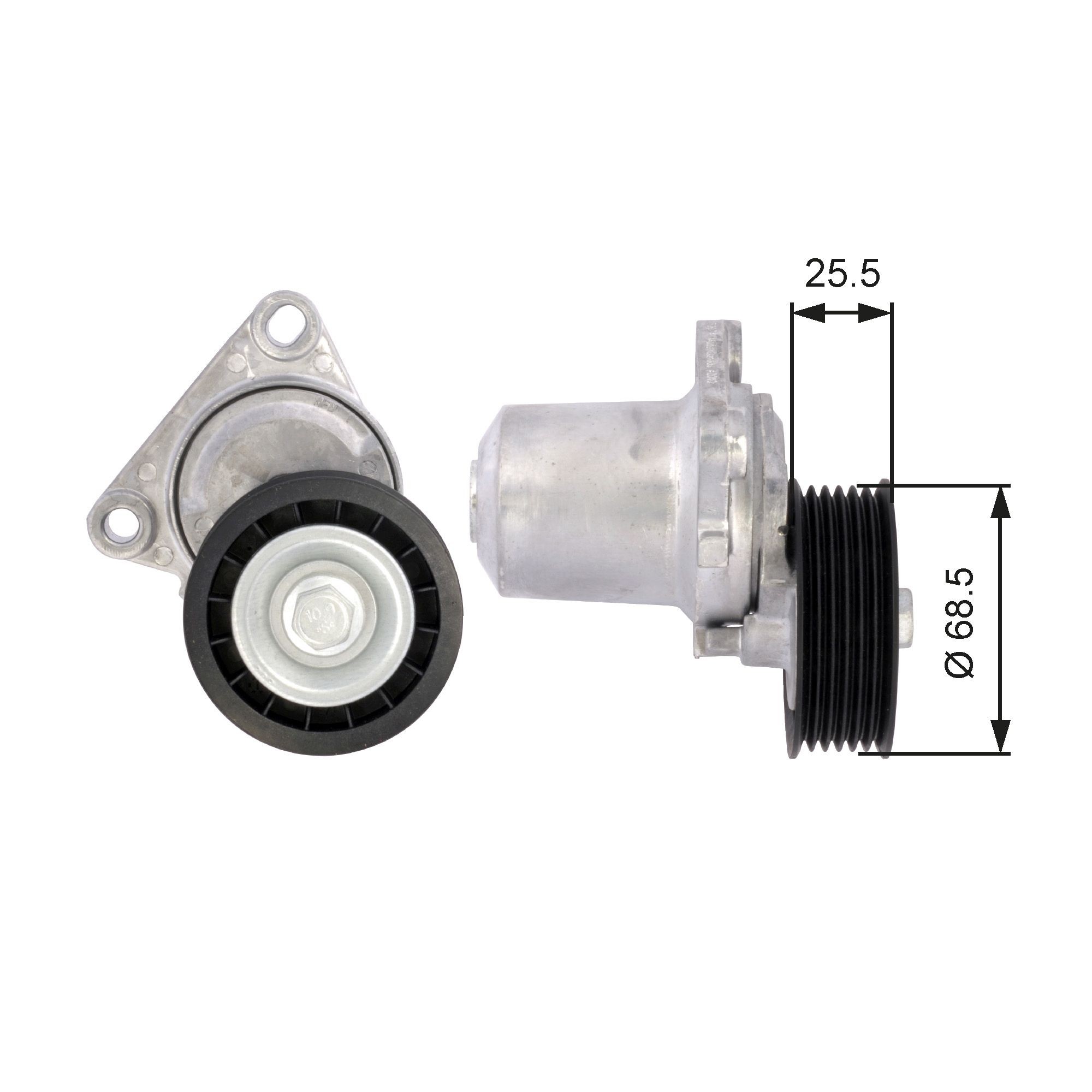 GATES Poulie, tendeur de courroie d'accessoire T39074 T39074 GATES Poulie tendeur Mazda GH prix