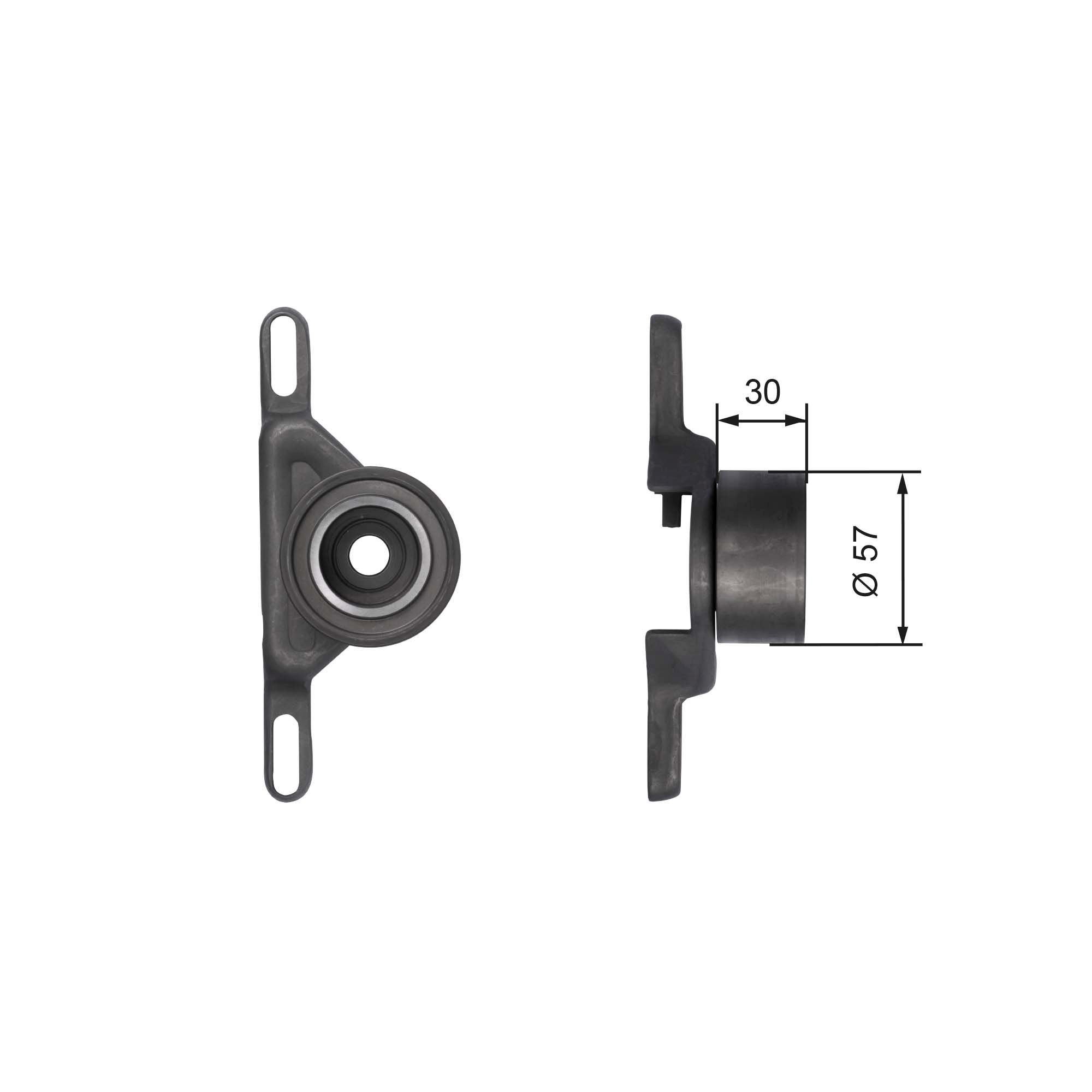 GATES Napínacia kladka ozubeného remeňa T41147 T41147 PowerGrip Napínacia kladka ozubeného remeňa FORD KUGA GATES
