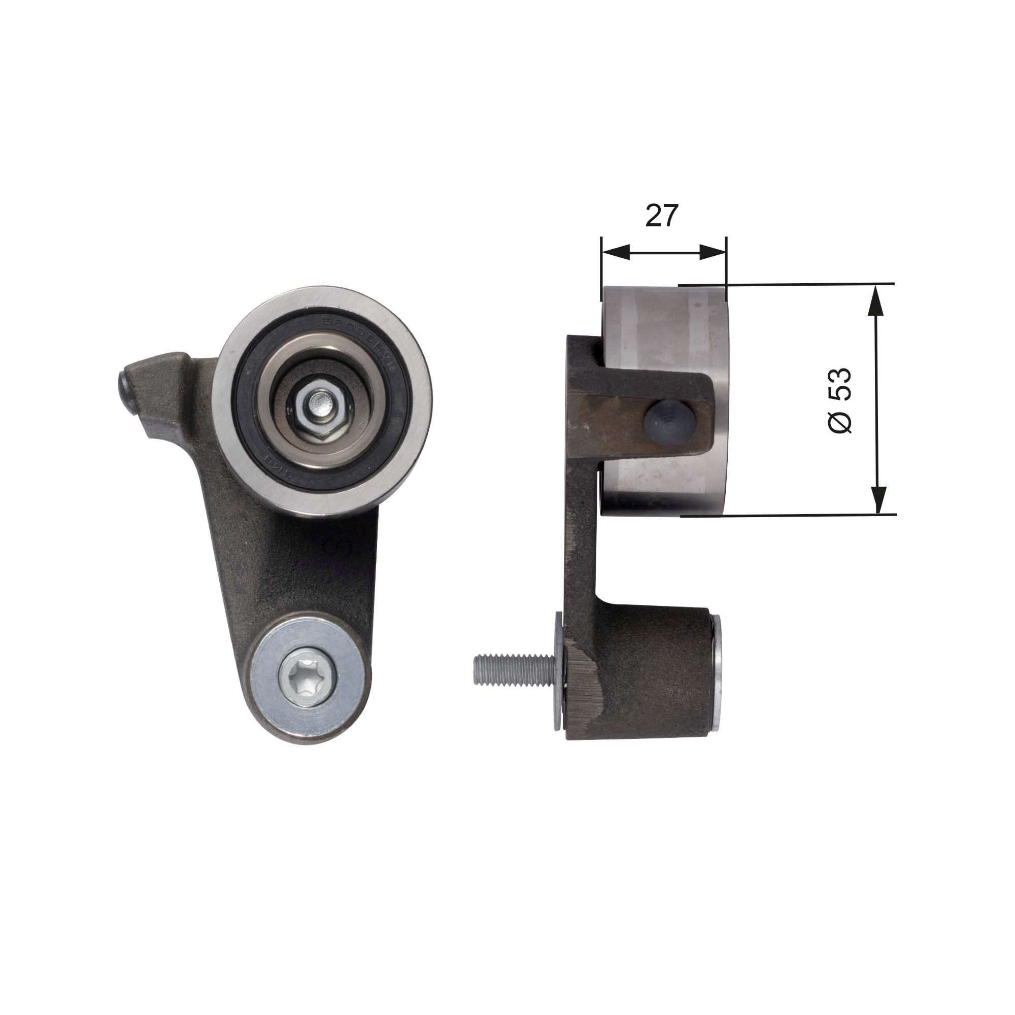 GATES Napínacia kladka ozubeného remeňa T41165 GATES T41165 Napínacia kladka ozubeného remeňa Volvo 960 Kombi lacné