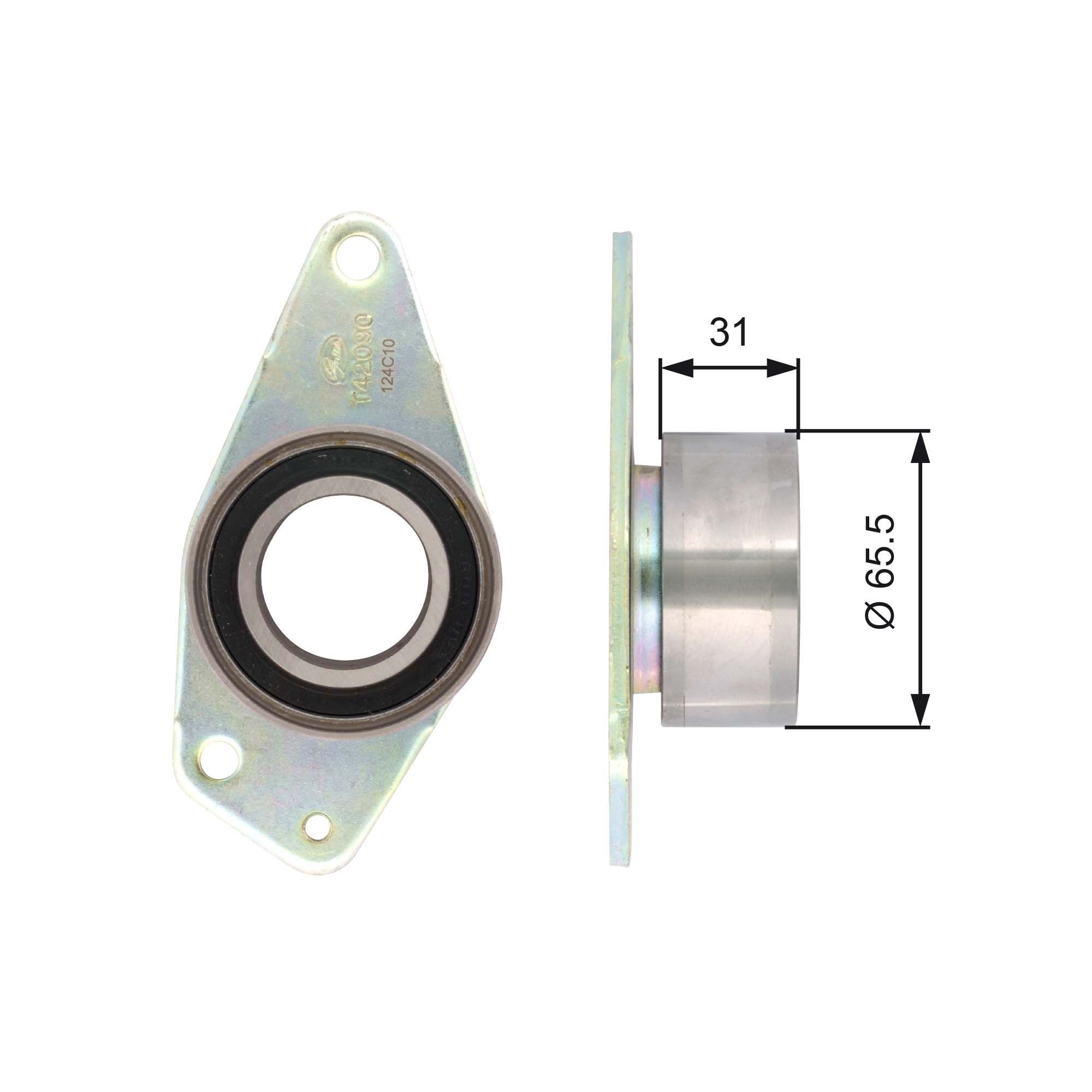 GATES Timing belt deflection pulley T42090 VOLVO GATES timing belt deflection pulley T42090