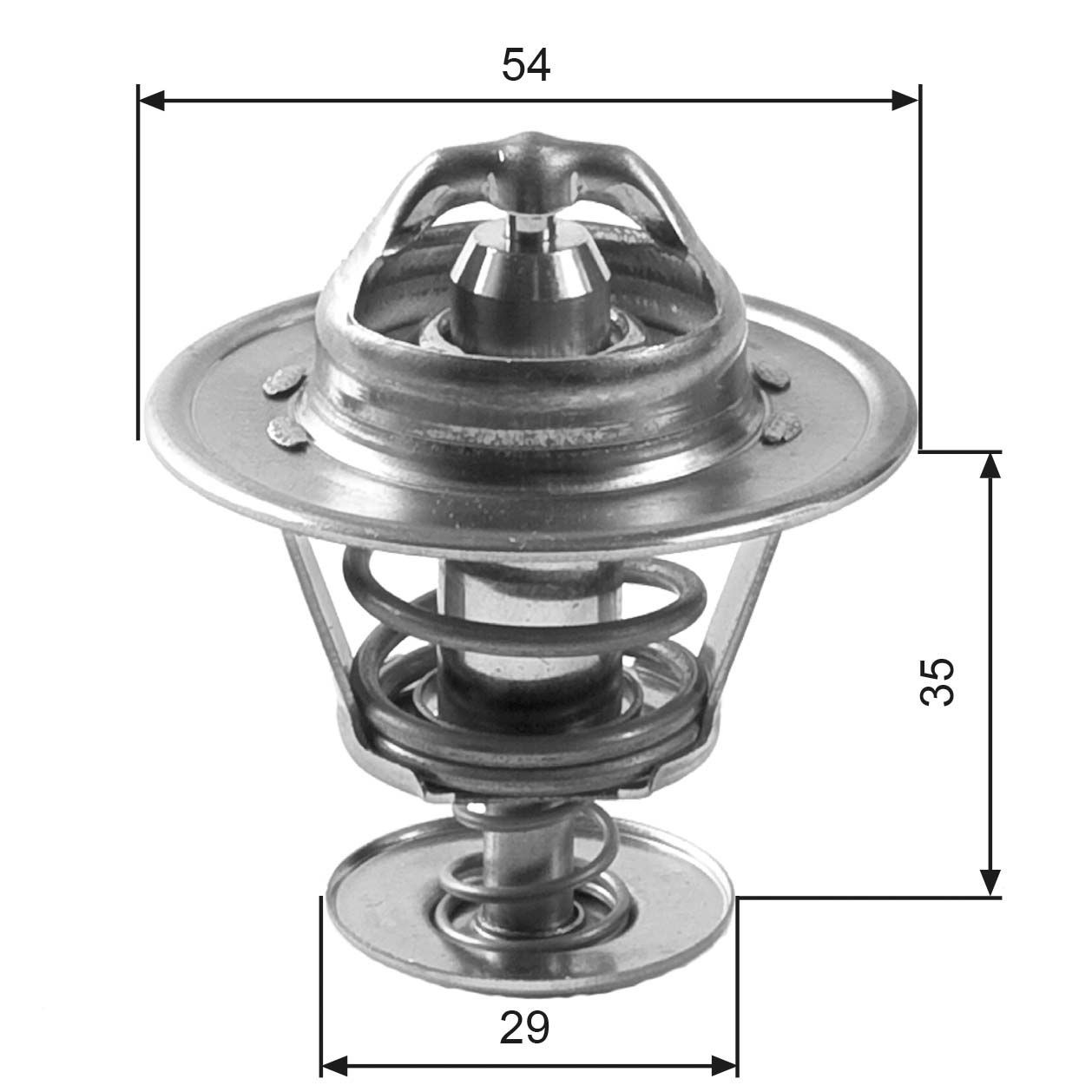 GATES Termostato motore TH11088G1 GATES TH11088G1 Valvola termostatica Ford Transit Tourneo originali prezzo