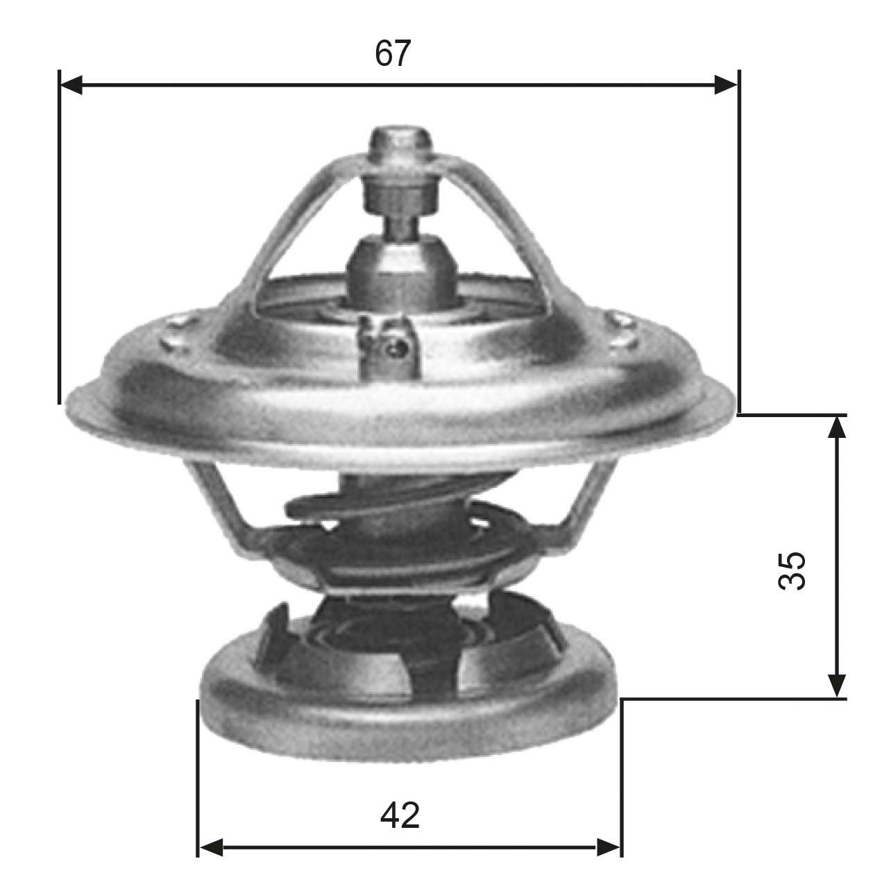GATES Θερμοστάτης, ψυκτικό υγρό TH12680G1 GATES TH12680G1 Θερμοστάτης SSANGYONG Tivoli Grand φθηνά