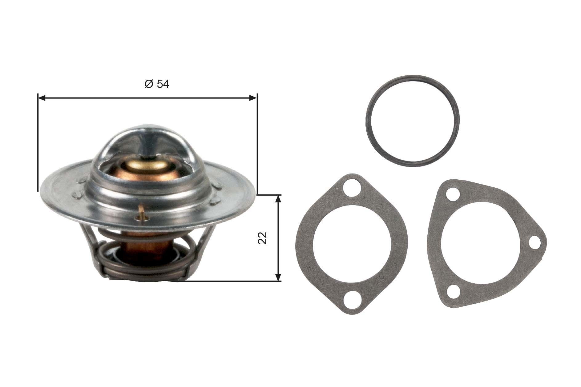 GATES Termostat chladenia TH12782G1 GATES TH12782G1 Termostat Alpina ROADSTER originálne