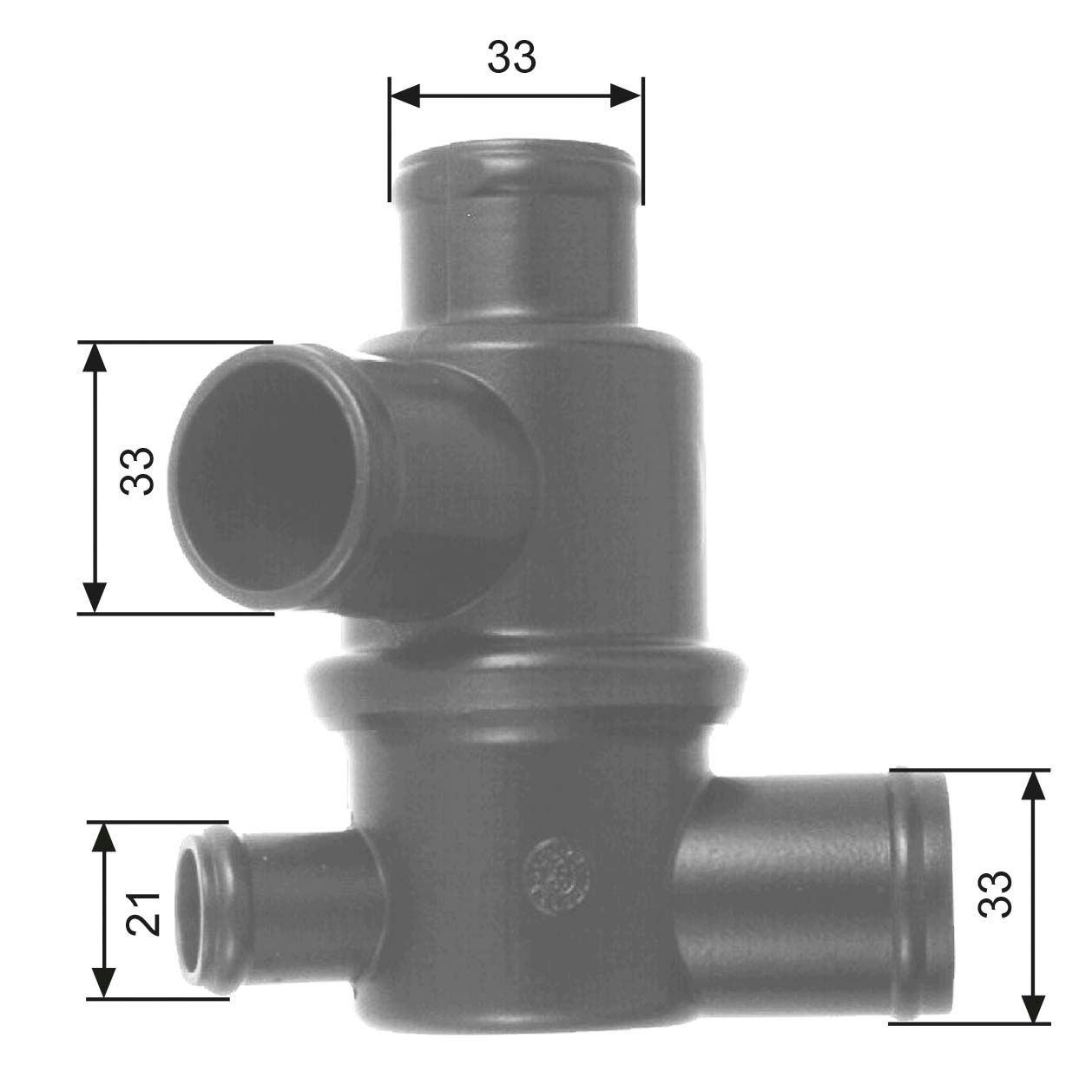 Thermostat d'eau GATES TH14687 GATES TH14687: Thermostat liquide de refroidissement Lada SAMARA 2001