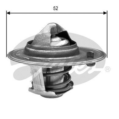 Thermostaat, koelvloeistof GATES TH24488G1 GATES TH24488G1: Thermostaat Mitsubishi COLT 2025