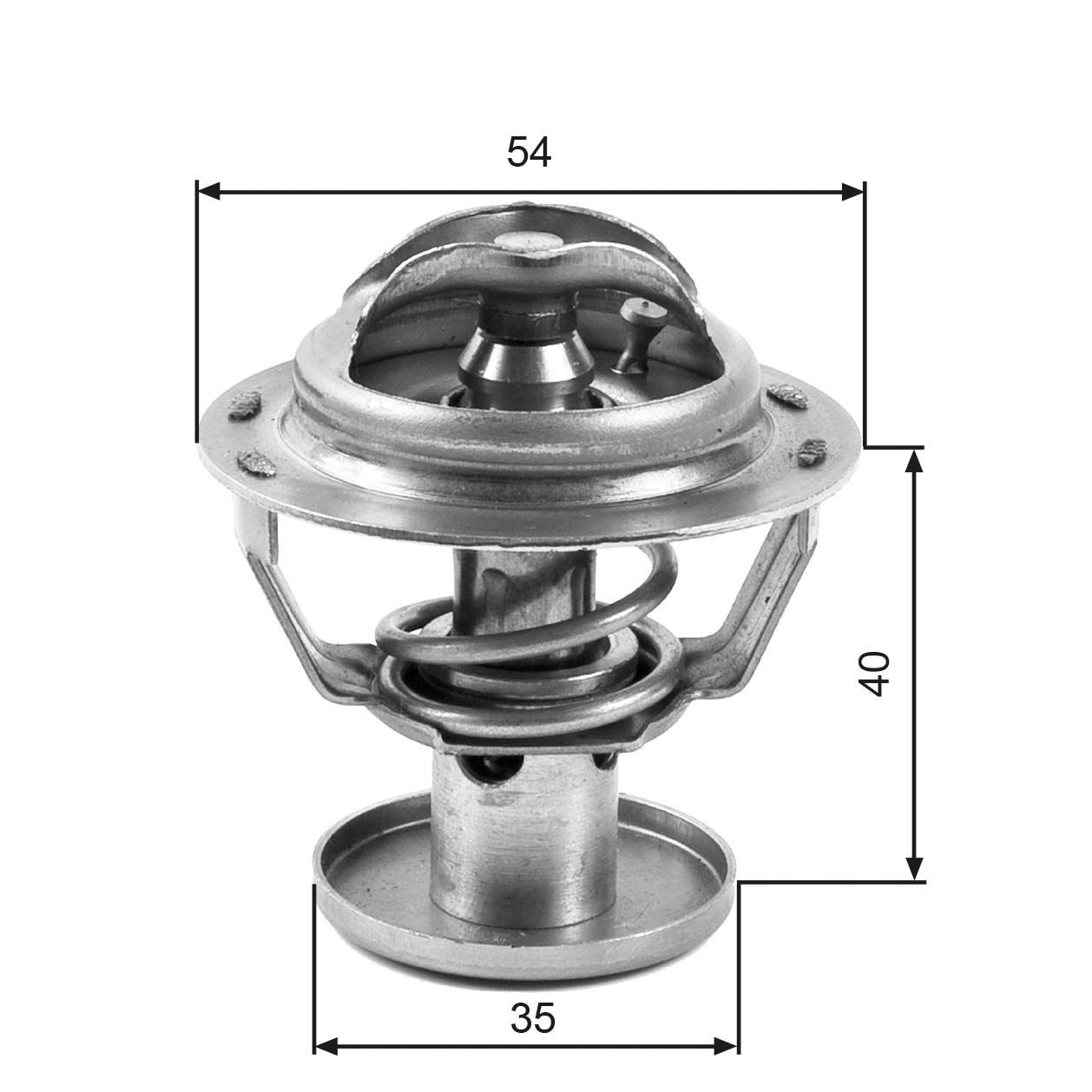 GATES Termostato motore TH32387G1 GATES TH32387G1 Valvola termostatica FORD USA F-250 Super Duty Standard Cab Pick-up (F2A, F2B) originale prezzo