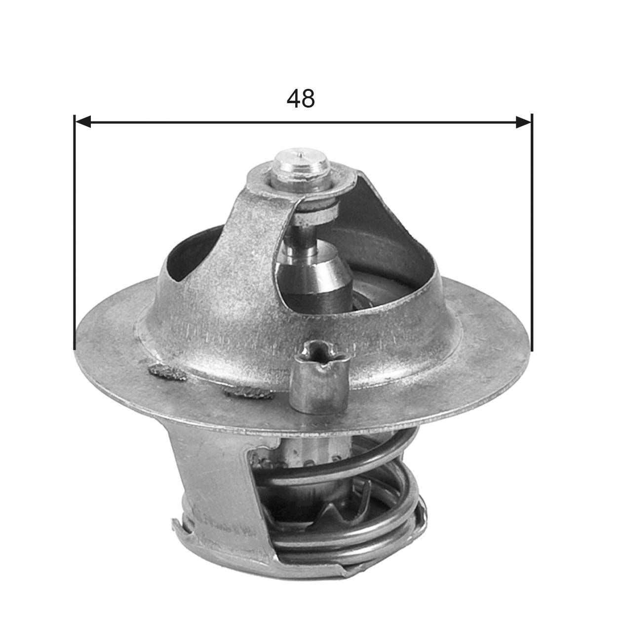 Thermostat d'eau GATES TH39374G1 GATES TH39374G1 Calorstat Ford PUMA 2025