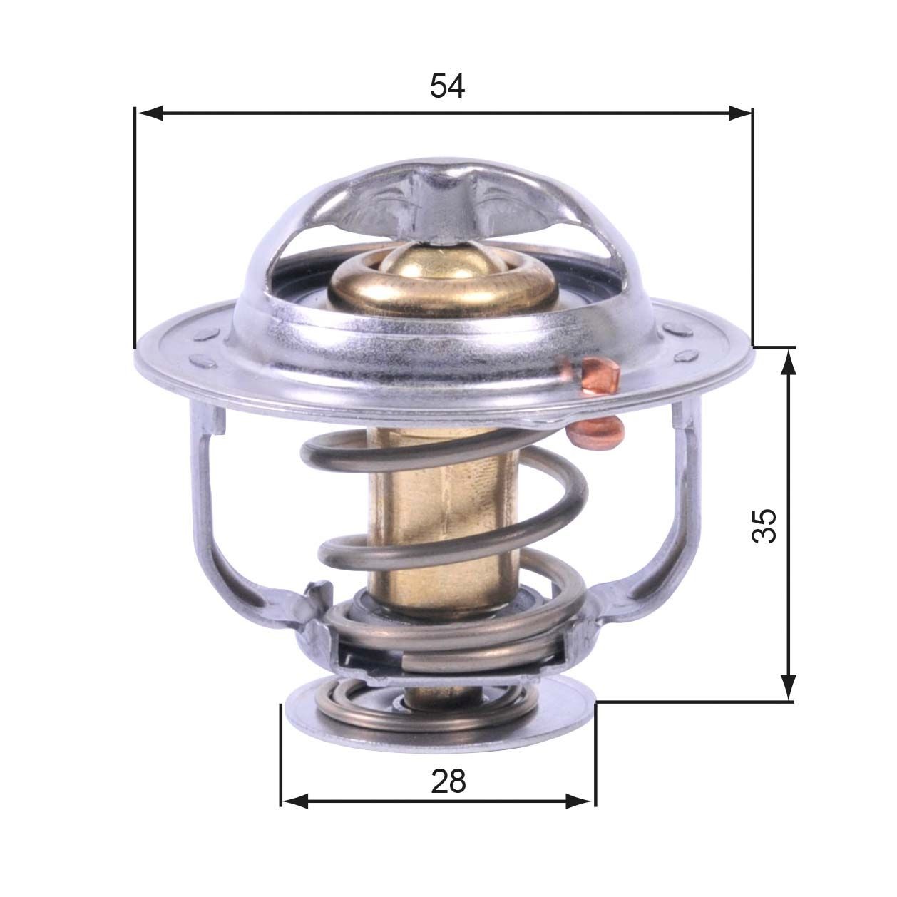 Termostato motore GATES TH43880G1 GATES TH43880G1 costo Termostato refrigerante Chevy EPICA 2016