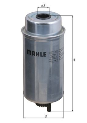 MAHLE Filtro carburante KC 227 Filtro carburante MAHLE KC 227 Filtri RENAULT TRUCKS Mascott Camion pianale / Telaio