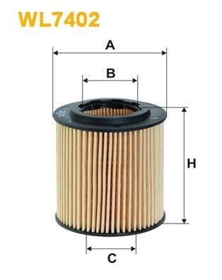 WIX FILTERS Filtro de óleo WL7402 WIX FILTERS WL7402 Filtro de óleo Opel Vectra C Caravan baratos