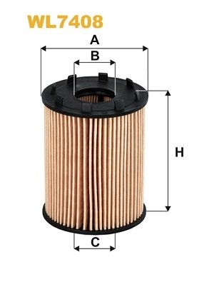 WIX FILTERS Filtro olio WL7408 WL7408 Filtro olio JEEP GRAND CHEROKEE WIX FILTERS costo