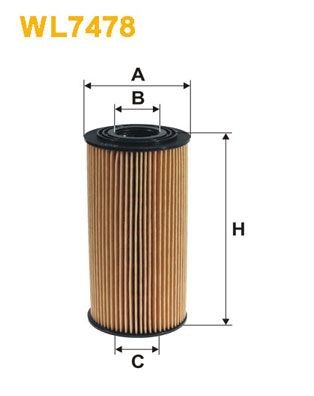 WIX FILTERS Oliefilter WL7478 Motoroliefilter WIX FILTERS i30 WL7478 goedkoop
