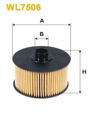 WIX FILTERS Filtro olio WL7506 WIX FILTERS WL7506 Filtro olio Kangoo III Box Body / MPV originale prezzo