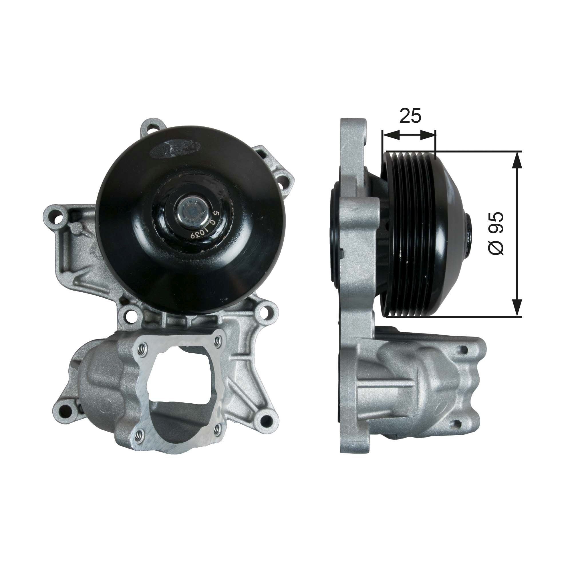 GATES Vattenpump WP0121 WP0121 GATES vattenpumpar Mazda CX-5