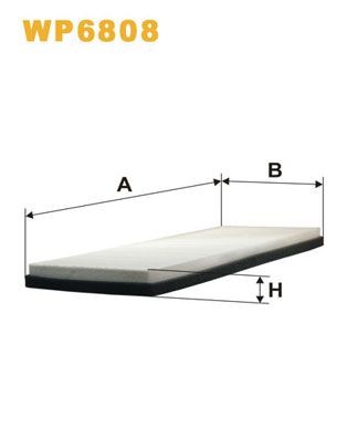 WIX FILTERS Filtrs, Salona telpas gaiss WP6808 WP6808 WIX FILTERS Salona filtrs Volkswagen lēti