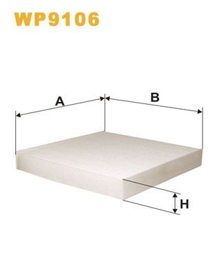 WIX FILTERS Innenraumfilter WP9106 WP9106 WIX FILTERS RENAULT Innenraumfilter mit Aktivkohle und antibakterieller Wirkung