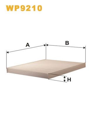 WIX FILTERS Kupefilter WP9210 Kupefilter WIX FILTERS MONDEO WP9210 billige