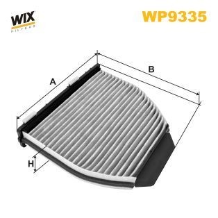 WIX FILTERS Kupefilter WP9335 WP9335 WIX FILTERS Klimafilter Mercedes-Benz billige