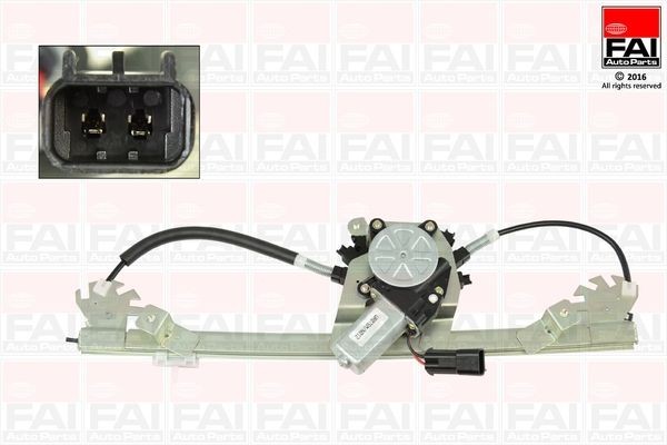 FAI AutoParts Mechanizmus zdvíhania okna WR076M Mechanizmus zdvíhania okná FAI AutoParts FIORINO WR076M lacné