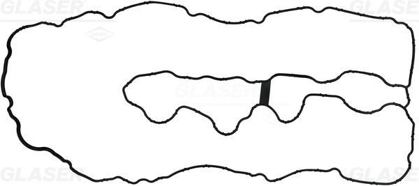 GLASER Tesnenie veka hlavy valcov X71047-01 Tesnenie pod veko ventilov GLASER BMW Rad 1 X71047-01