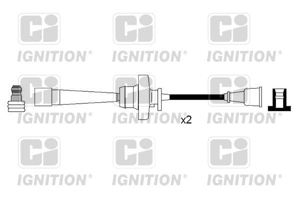 Tændkabelsæt QUINTON HAZELL XC1227 QUINTON HAZELL XC1227 Tændrørskabler MITSUBISHI PAJERO PININ 2000