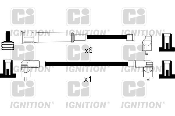 QUINTON HAZELL Süütesüsteemikomplekt XC763 QUINTON HAZELL XC763 Küünlajuhtmed BMW E30 Touring odav