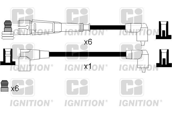 QUINTON HAZELL Süütesüsteemikomplekt XC832 QUINTON HAZELL XC832 Küünlajuhtmed Buick hind originaal
