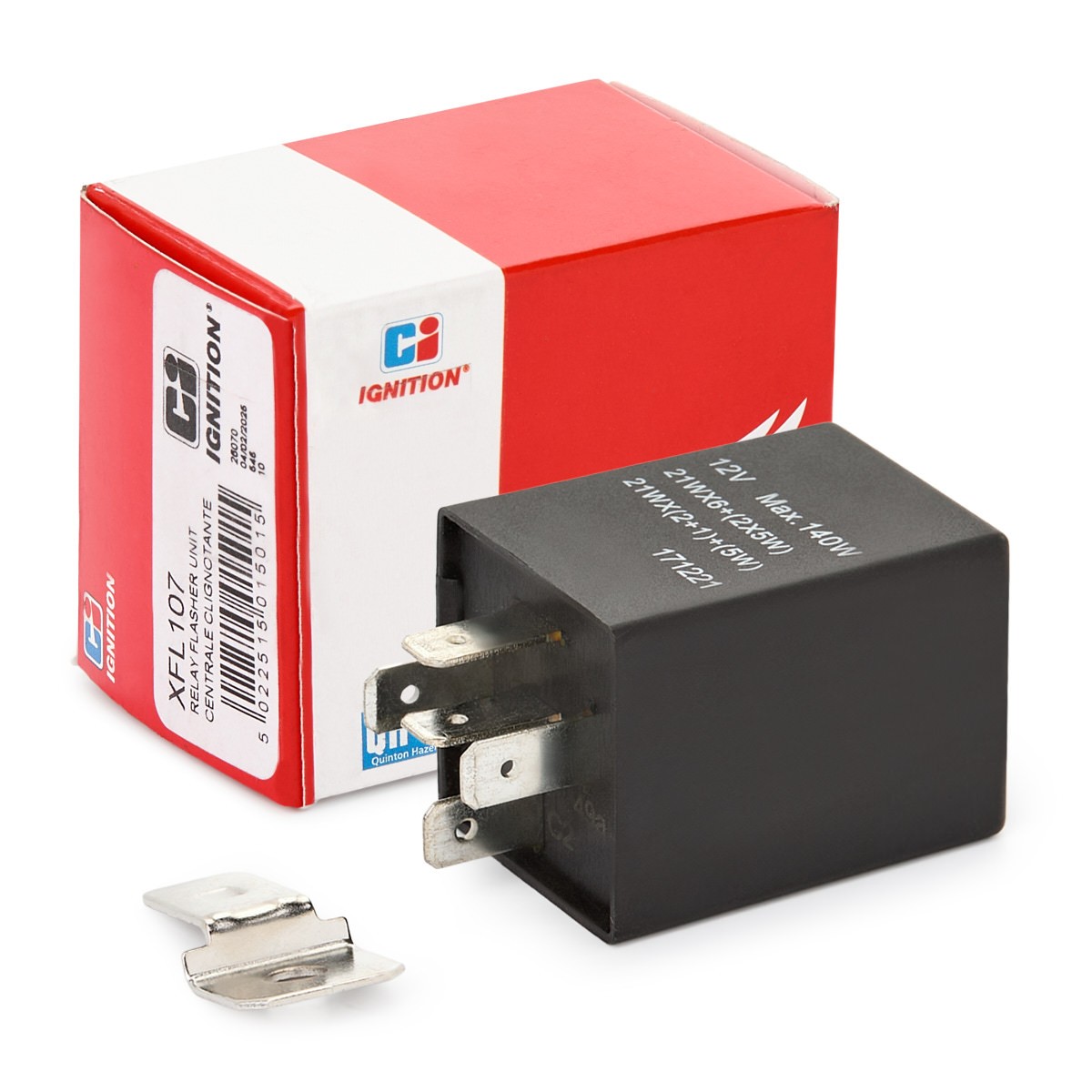 QUINTON HAZELL Blinkerrelais XFL107 Warnblinkrelais QUINTON HAZELL Renault CLIO XFL107