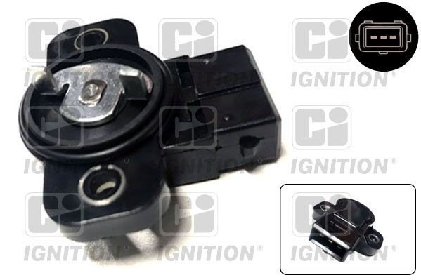 QUINTON HAZELL Gasklep positiesensor XPOT593 Sensor smoorkleppenverstelling QUINTON HAZELL TWINGO XPOT593 goedkoop