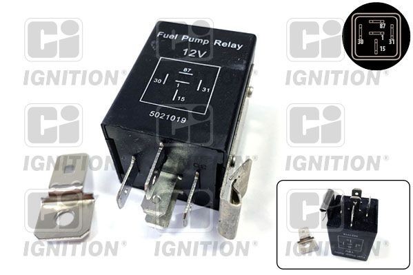 Relæ, benzinpumpe QUINTON HAZELL XRL128 QUINTON HAZELL XRL128 Brændstofpumperelæ FORD TRANSIT CONNECT 2016