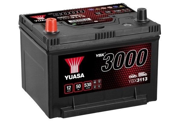 Starterbatteri YUASA YBX3113 YUASA YBX3000 YBX3113 Start stop batteri HUMMER H3 2018
