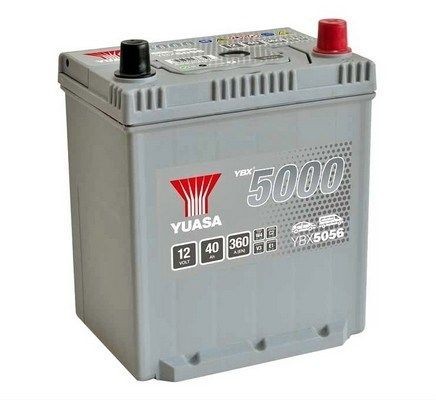 Starterbatteri YUASA YBX5056 YUASA YBX5056 Bilbatteri Aixam 400 2007