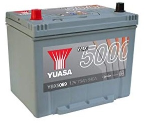 Battery YUASA YBX5069 YUASA YBX5000 YBX5069 Lada NOVA 2002 Car battery price