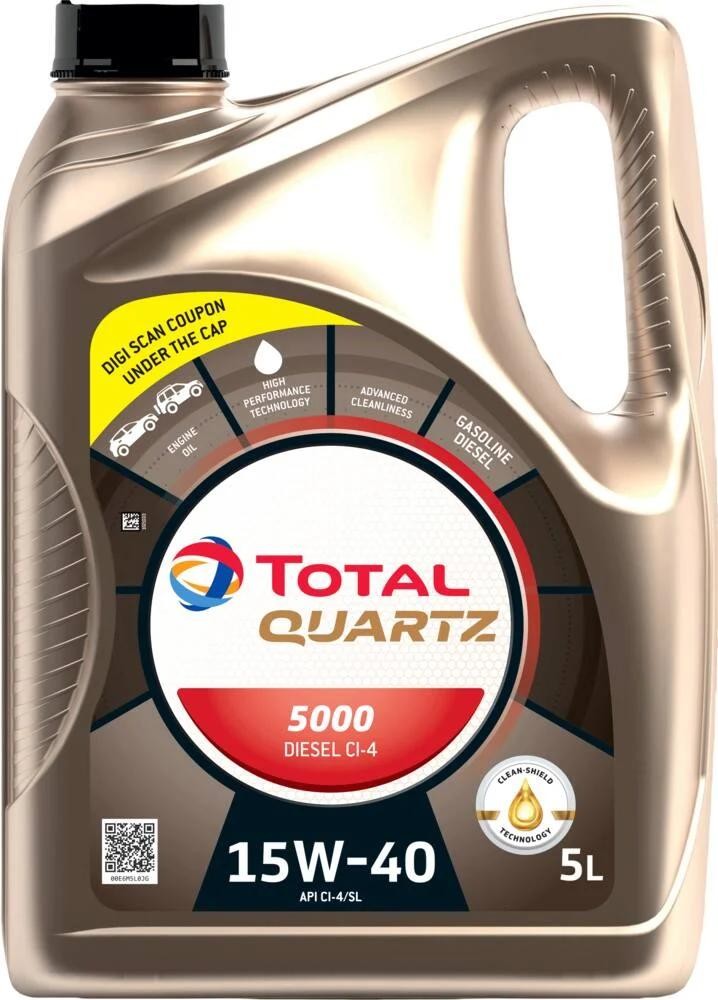 TotalEnergies Motorolje 2148644 Motorolje TotalEnergies Kia VENGA Quartz, 5000 Diesel 2148644