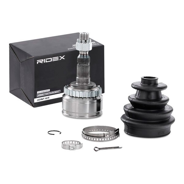 RIDEX Homokineet reparatie set, aandrijfas 5J0247 Homokinetische koppeling RIDEX CLIO 5J0247 goedkoop