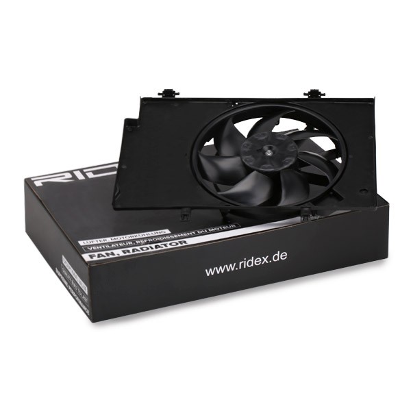 RIDEX Køleventilator 508R0083 Køleventilator RIDEX Nissan QASHQAI 508R0083