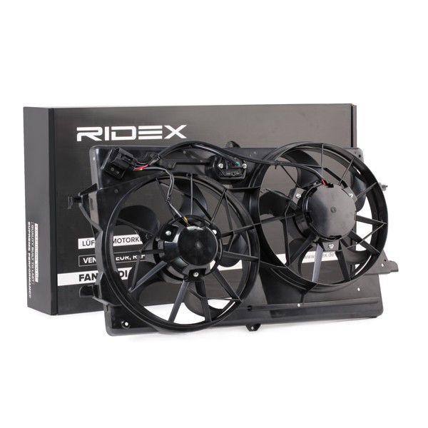 RIDEX Ventilátor chladenia motora 508R0062 Ventilátor chladenia RIDEX Ford FUSION 508R0062