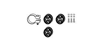 VEGAZ Monteringssats, avgassystem ALA-40 ALA-40 VEGAZ monteringssats avgassystem ALFA ROMEO MITO