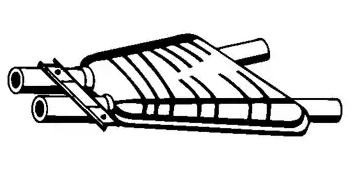 Panela de escape central VEGAZ BS-234EBER VEGAZ BS-234EBER: Silenciador central BMW Série 7 2022