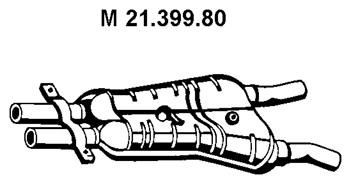 Middle silencer VEGAZ BS-275EBER VEGAZ BS-275EBER BMW 7 Series 2000 middle silencer price