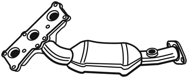 VEGAZ Katalysator BK-840 VEGAZ BK-840 Katalysator ABARTH GRANDE PUNTO hva koster